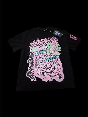 Hellstar No Guts No Glory Tee Size M LA NFC NWT Streetwear